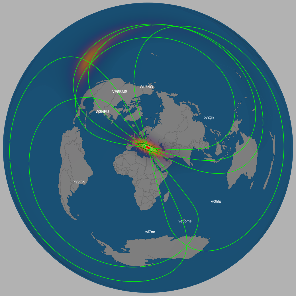 The observed hotspot for LZ2KV